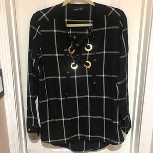 Laurence bras plaid top